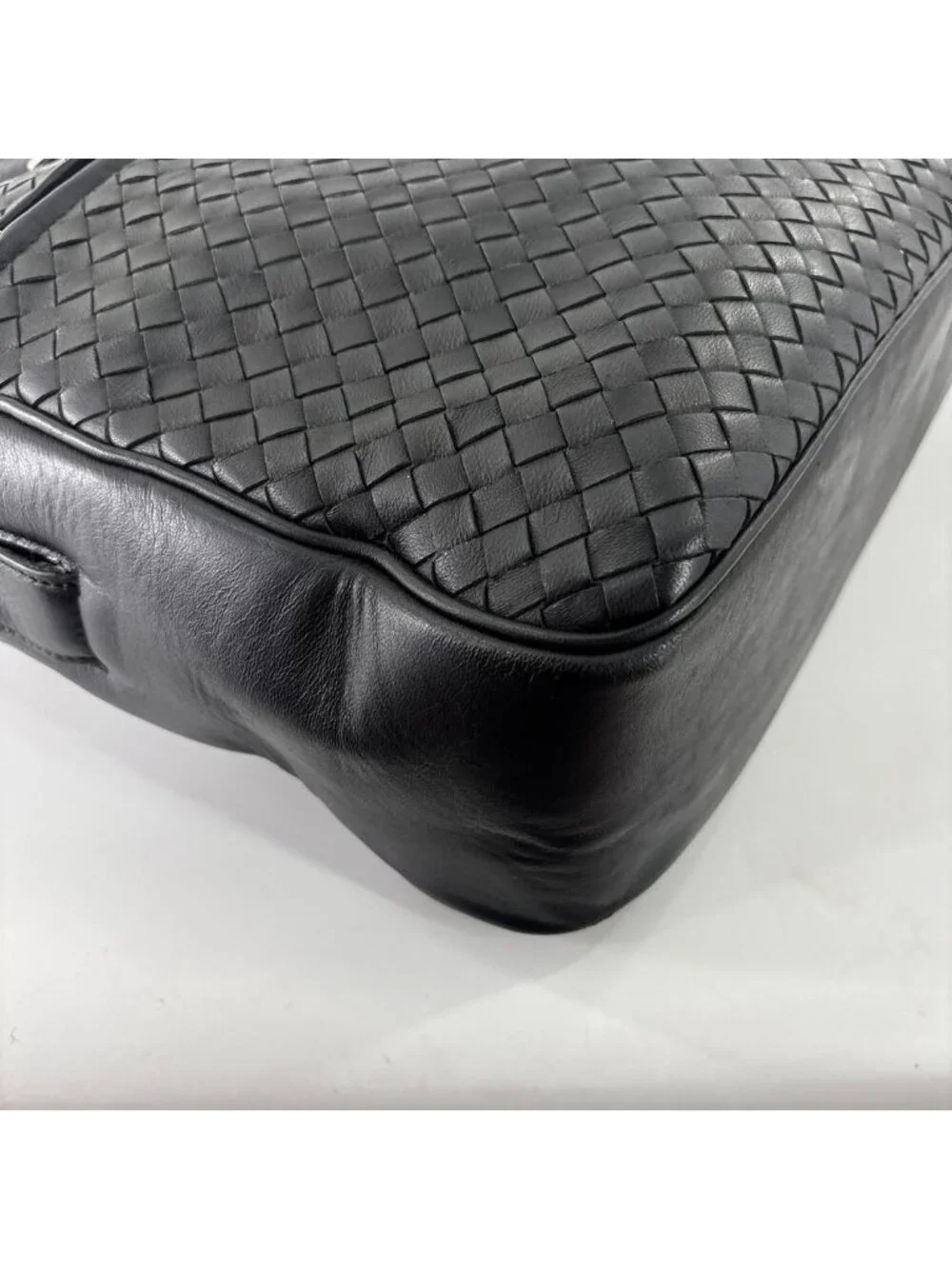Bottega Veneta Super Intretchart Business Bag Black